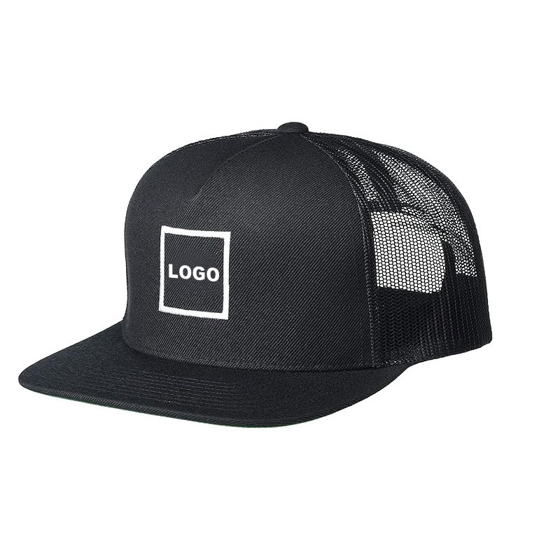 Gorra de malla snapback de 5 paneles